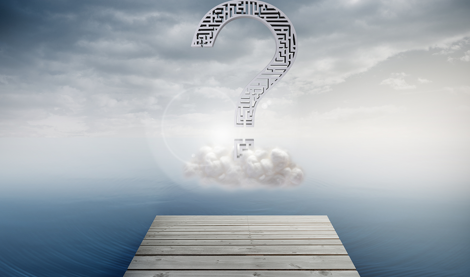 Question mark cloud